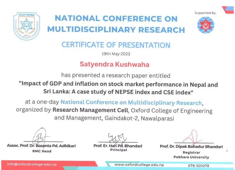 Pokhara University , Nepal